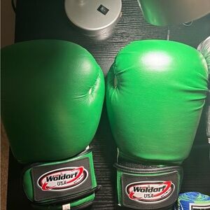 Green Boxing Gloves
